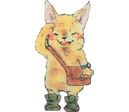 unwind dog and cat sticker #9495223