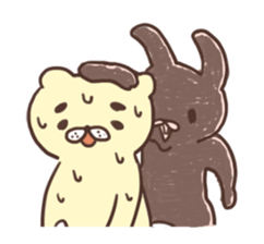 INUKUMA&USAGI sticker #9495930
