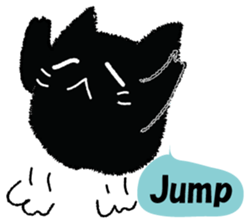 Feeling of a black cat 2. sticker #9496224