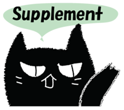 Feeling of a black cat 2. sticker #9496240