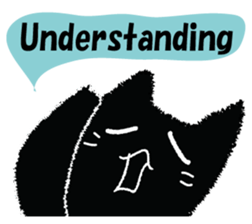 Feeling of a black cat 2. sticker #9496242