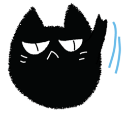 Feeling of a black cat 2. sticker #9496244