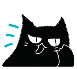 Feeling of a black cat 2. sticker #9496258
