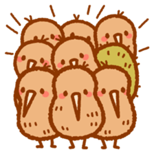Anytime Kiwi sticker #9496447