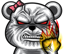 Drama White Bear sticker #9496477