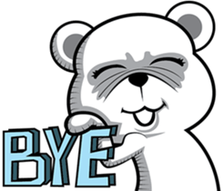 Drama White Bear sticker #9496503