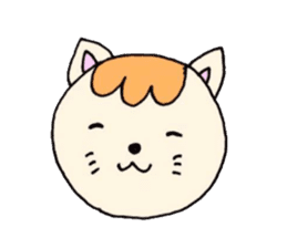 cute cat534 sticker #9496580