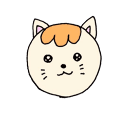 cute cat534 sticker #9496582
