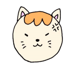 cute cat534 sticker #9496583