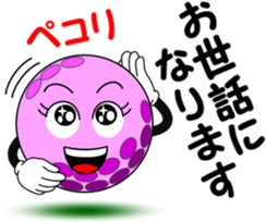 Golf of meeting 2 sticker #9496994