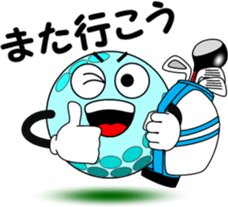 Golf of meeting 2 sticker #9497020