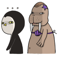 Bipolar Penguin & Moody Walrus (Eng.ver)