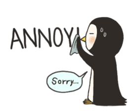 Bipolar Penguin & Moody Walrus (Eng.ver) sticker #9497486