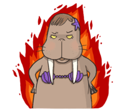 Bipolar Penguin & Moody Walrus (Eng.ver) sticker #9497492