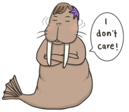 Bipolar Penguin & Moody Walrus (Eng.ver) sticker #9497498