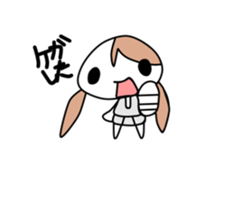 Female junior high school student sticker #9497695