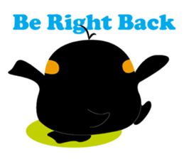 Round Emperor Penguin sticker #9499506