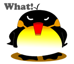 Round Emperor Penguin sticker #9499533