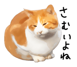 yurui tyatora&chashiro cat sticker #9499663
