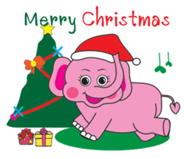 Pinkky Elephant sticker #9499762