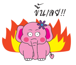 Pinkky Elephant sticker #9499764