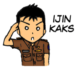 Praja Browny Boy sticker #9500224