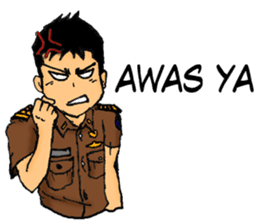 Praja Browny Boy sticker #9500226