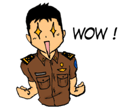 Praja Browny Boy sticker #9500228