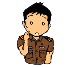 Praja Browny Boy sticker #9500229