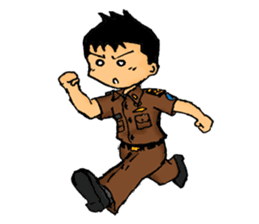 Praja Browny Boy sticker #9500230