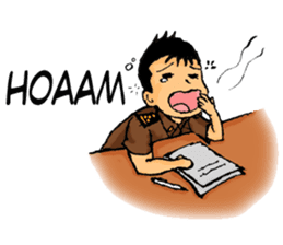 Praja Browny Boy sticker #9500231