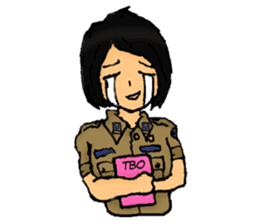 Praja Browny Boy sticker #9500238