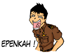 Praja Browny Boy sticker #9500243