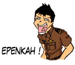 Praja Browny Boy sticker #9500243