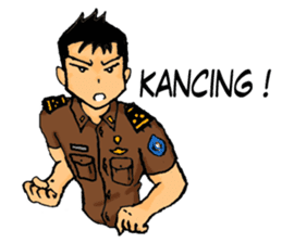 Praja Browny Boy sticker #9500244