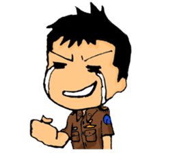 Praja Browny Boy sticker #9500249