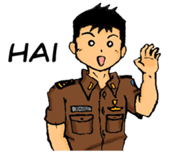 Praja Browny Boy sticker #9500250