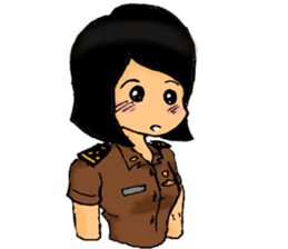Praja Browny Boy sticker #9500252