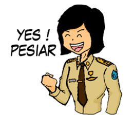 Praja Browny Boy sticker #9500255