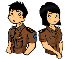 Praja Browny Boy sticker #9500256