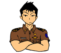 Praja Browny Boy sticker #9500257