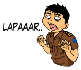 Praja Browny Boy sticker #9500259