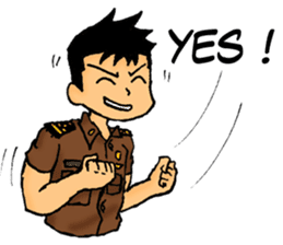 Praja Browny Boy sticker #9500261