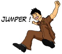 Praja Browny Boy sticker #9500263