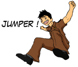 Praja Browny Boy sticker #9500263