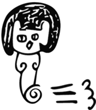 Mrs.CAT sticker #9500387