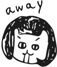 Mrs.CAT sticker #9500409