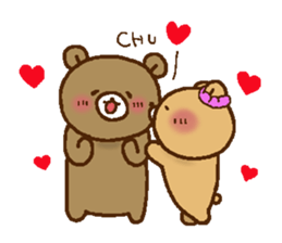 Friendly bear,MIMA and MEMA 3 sticker #9500438