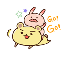 RABBIT or Bear? sticker #9500515