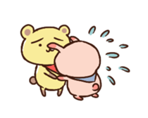 RABBIT or Bear? sticker #9500535